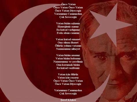 Atatürk sevgisi ile ilgili şiirler 2 kıtalık